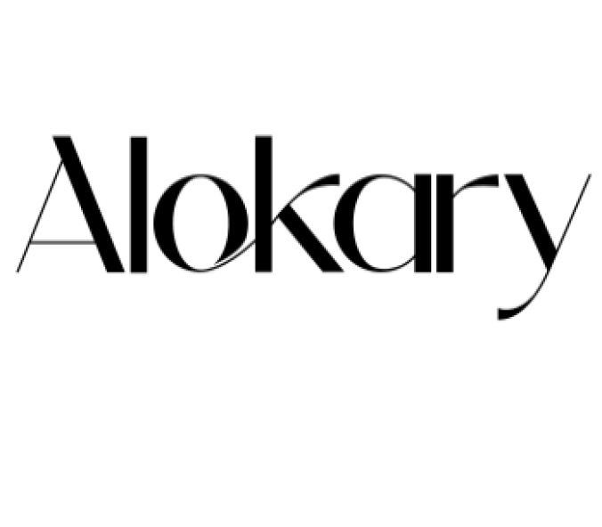 Alokary Font Preview