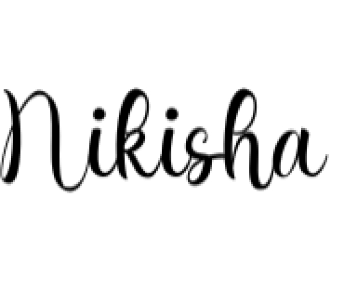 Nikisha Font Preview