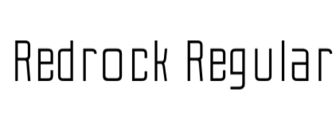 Redrock Font Preview