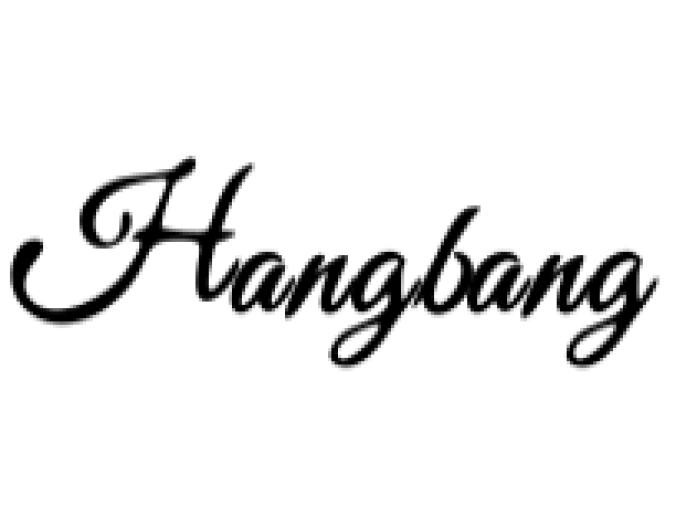Hangbang Font Preview
