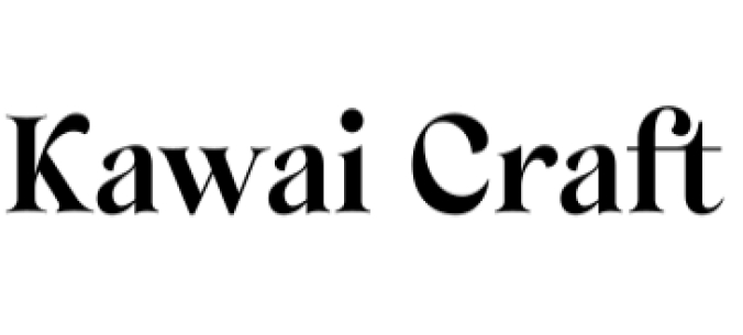 Kawai Craft Font Preview