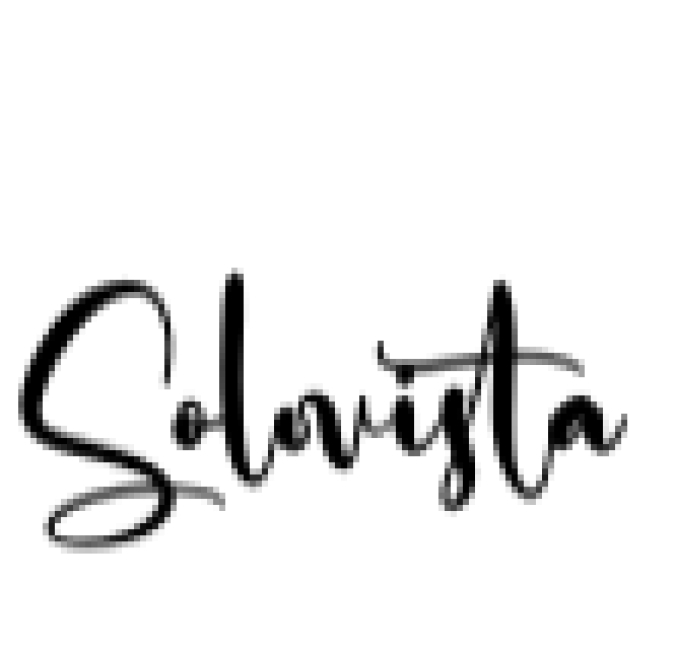 Solovista Signature Script Font Preview