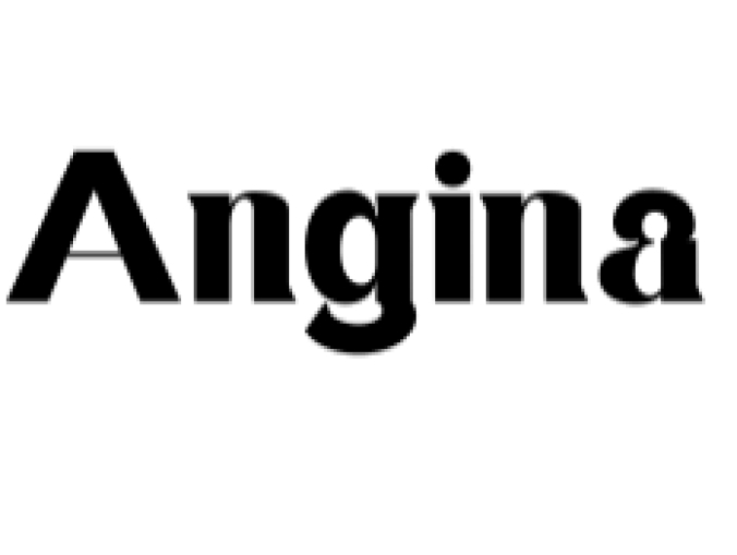 Angina Font Preview