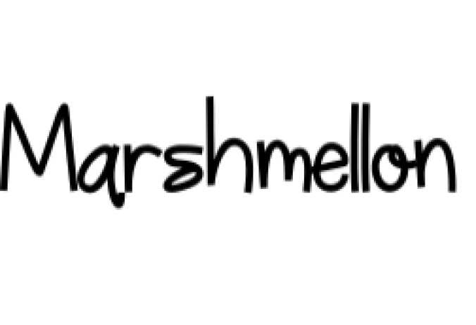 Marshmellon Font Preview