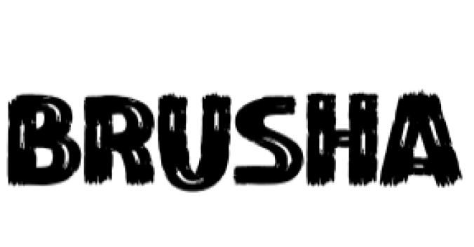 Brusha Font Preview