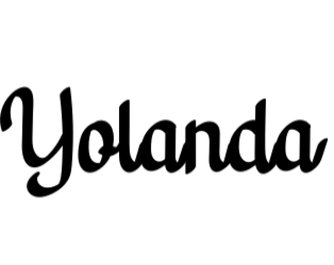 Yolanda Font Preview
