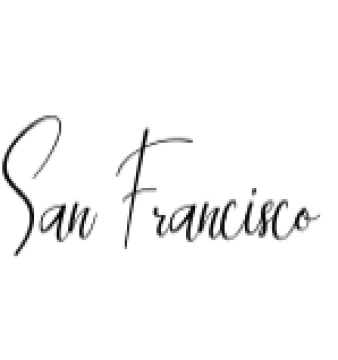 San Francisco Font Preview