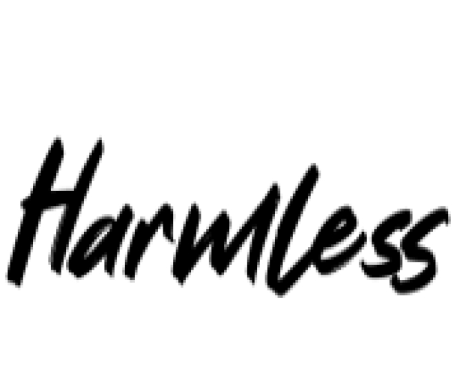 Harmless Font Preview