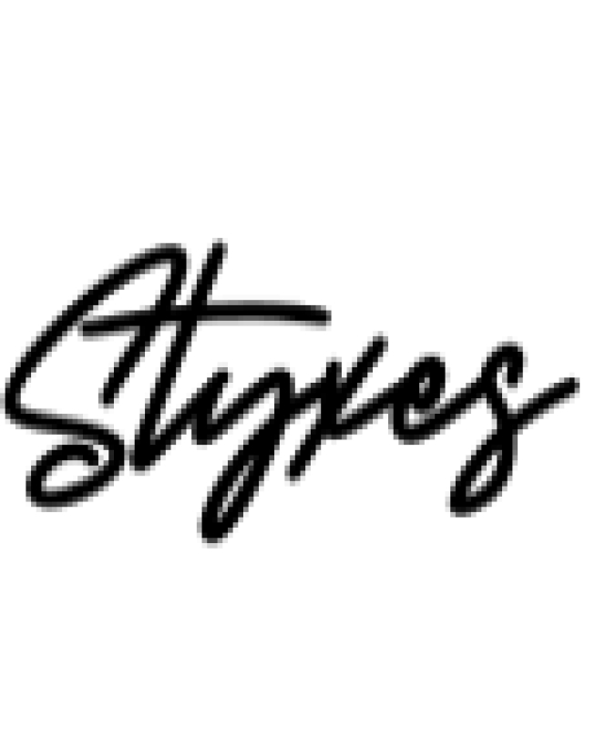 Styxes Font Preview