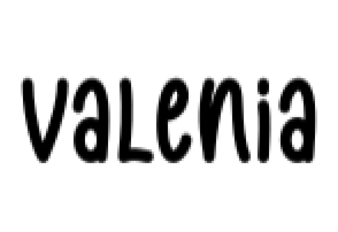 Valenia Font Preview
