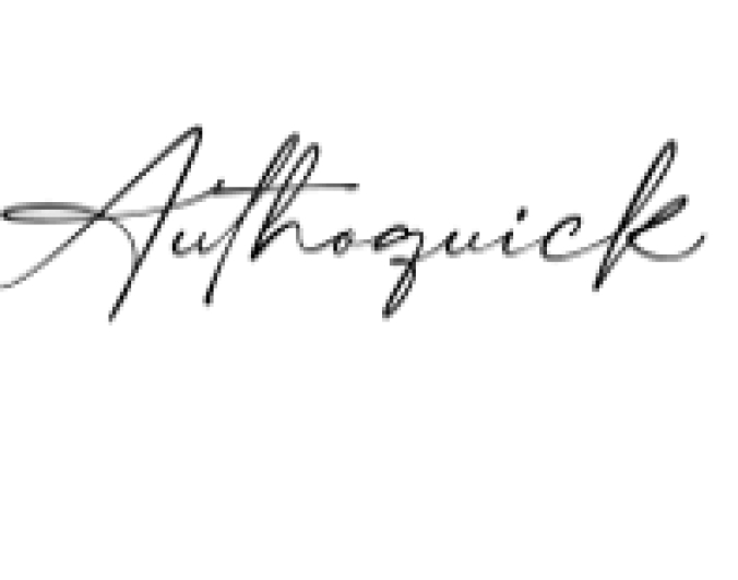 Authoquick Font Preview