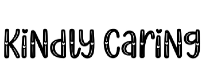 Kindly Caring Font Preview