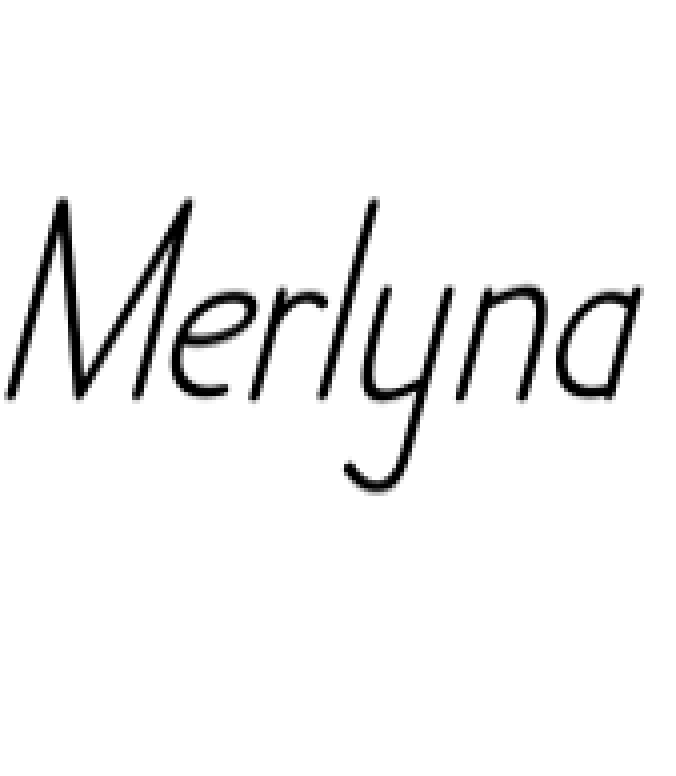 Merlyna Font Preview