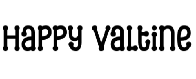 Happy Valtine Font Preview