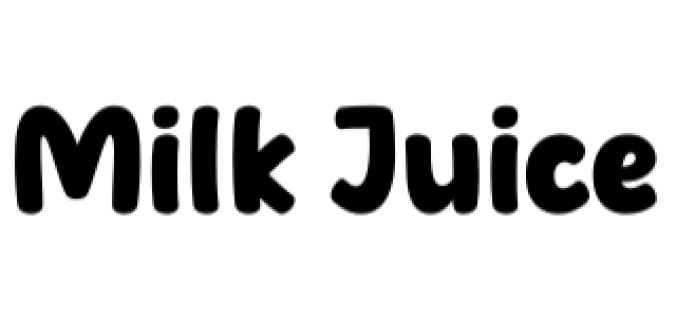 Milk Juice Font Preview