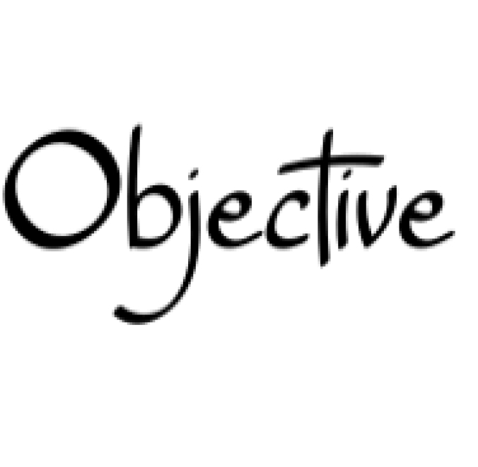 Objective Font Preview