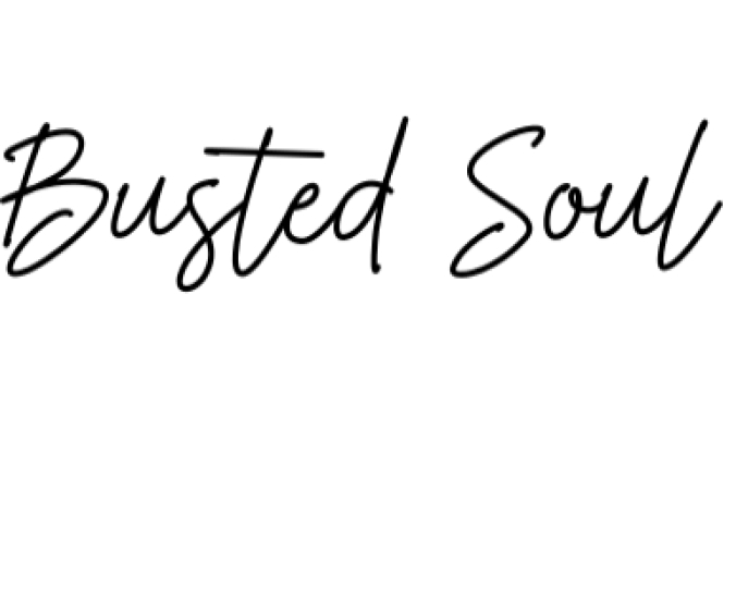 Busted Soul Font Preview