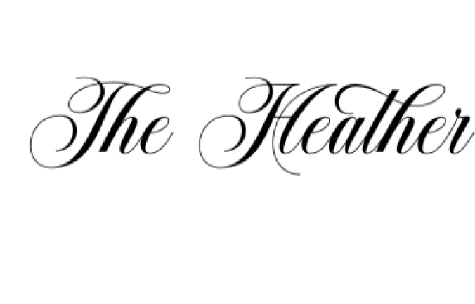 The Heather Font Preview