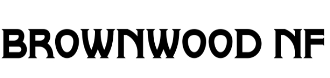 Brownwood Font Preview