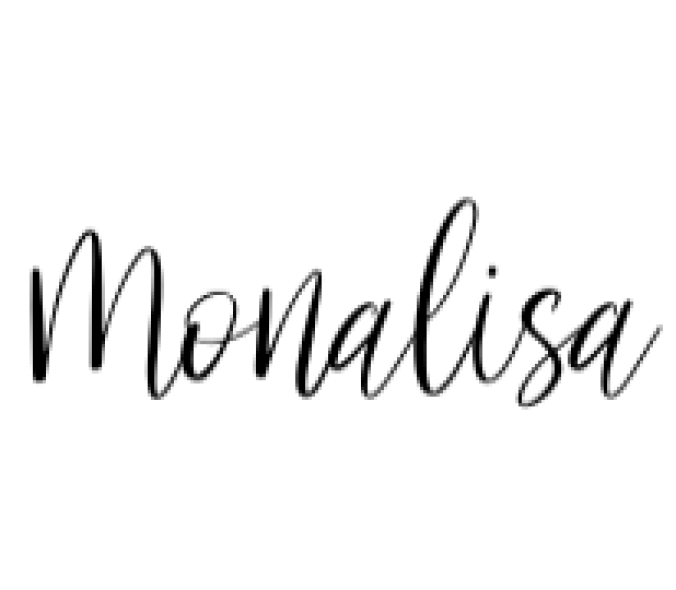 Monalisa Font Preview