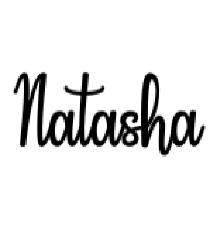 Natasha Wilona Font Preview