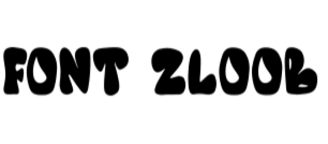 Zloob Font Preview