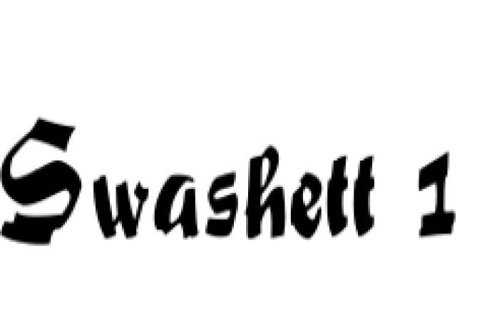 Swashett Font Preview