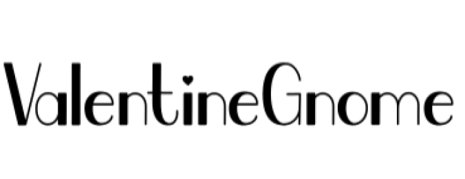 Valentine Gnome Font Preview
