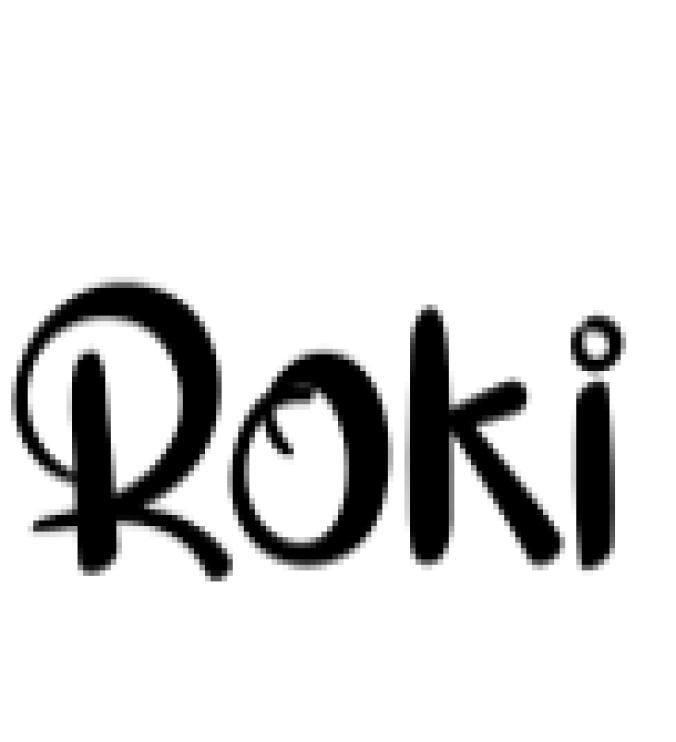 Roki Font Preview