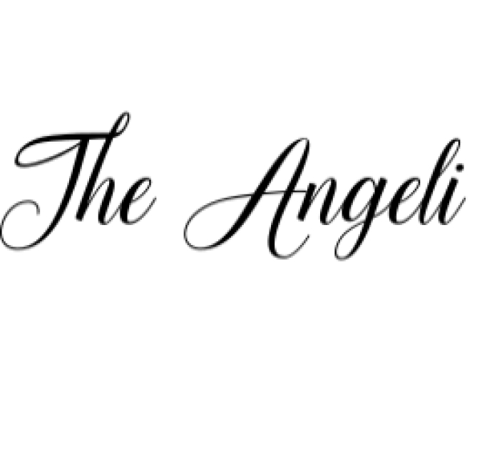 The Angeli Font Preview