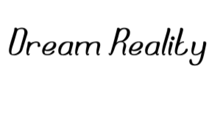Dream Reality Font Preview