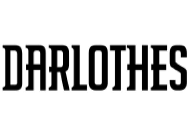 Darlothes Font Preview