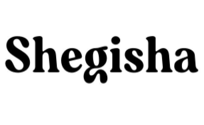 Shegisha Font Preview