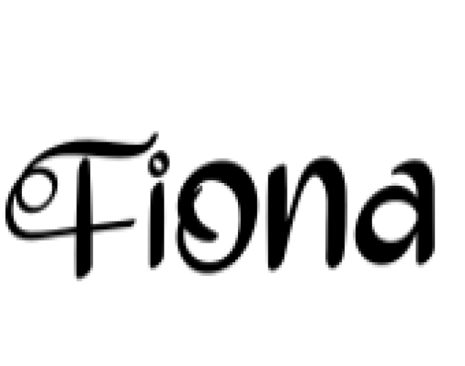 Fiona Font Preview