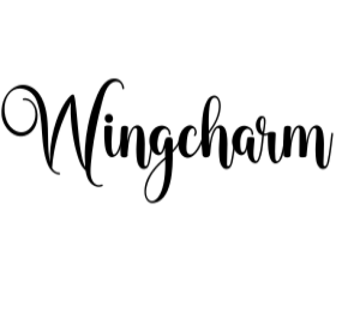Wingcharm Font Preview