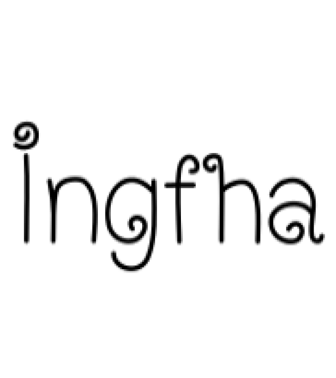 Ingfha Font Preview