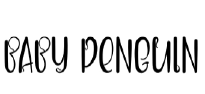 Baby Penguin Font Preview