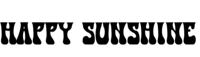 Happy Sunshine Font Preview