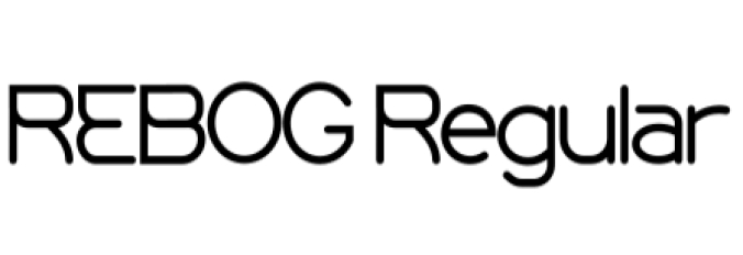 Rebog Font Preview