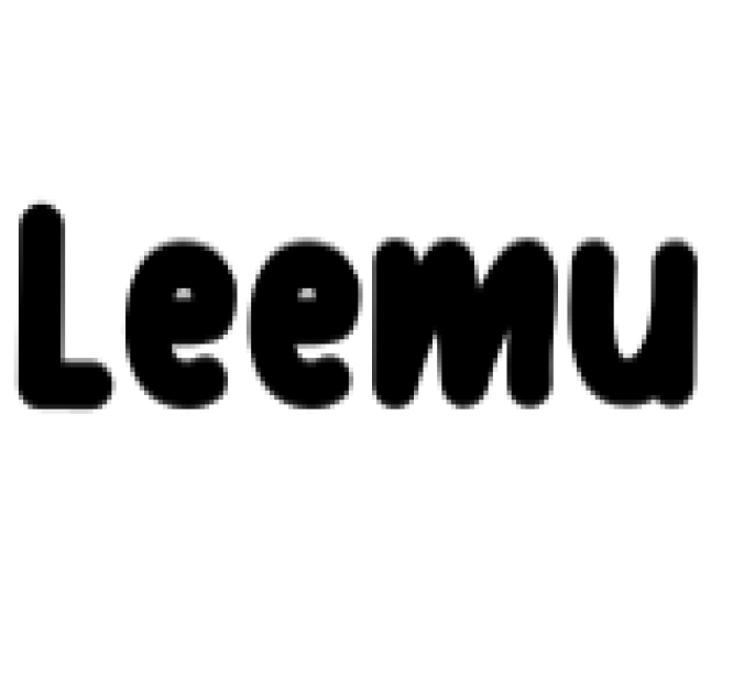 Leemu Font Preview
