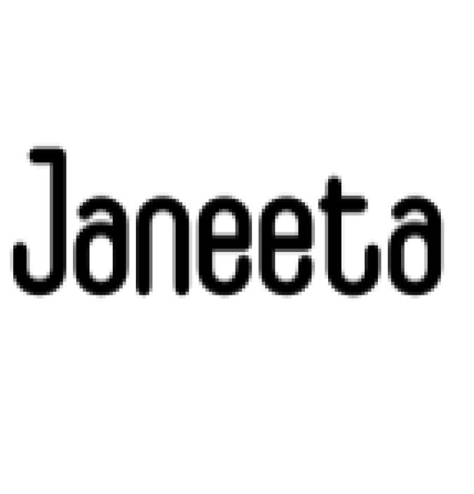 Janeeta Font Preview