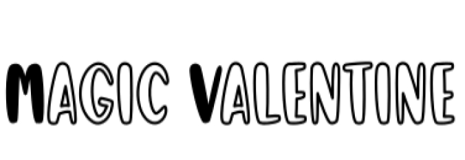 Magic Valentine Font Preview