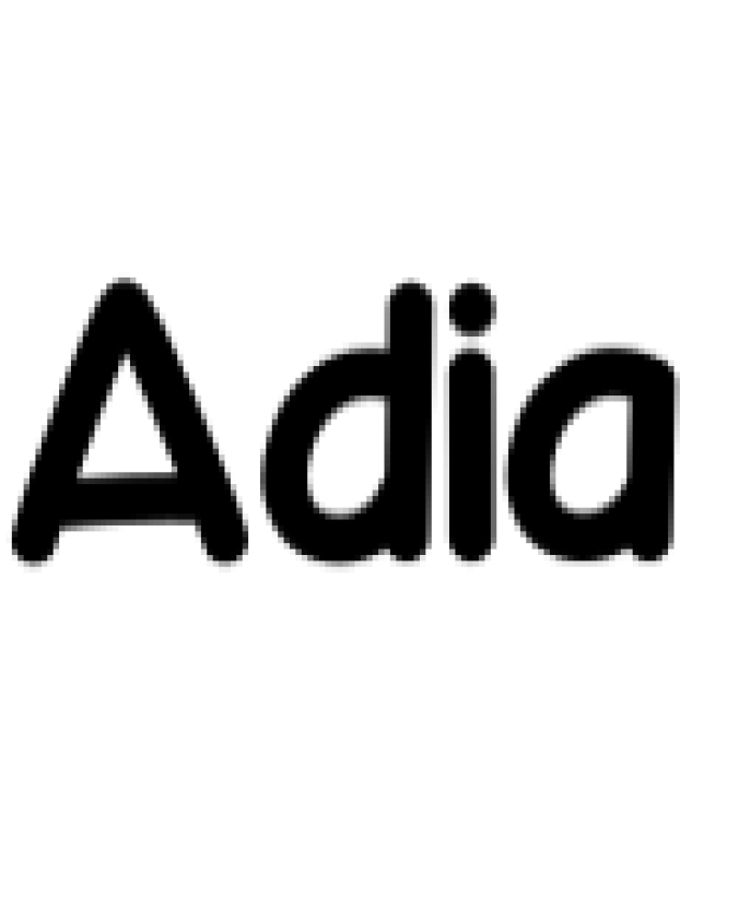 Adia Font Preview