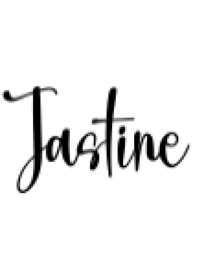 Jastine Font Preview