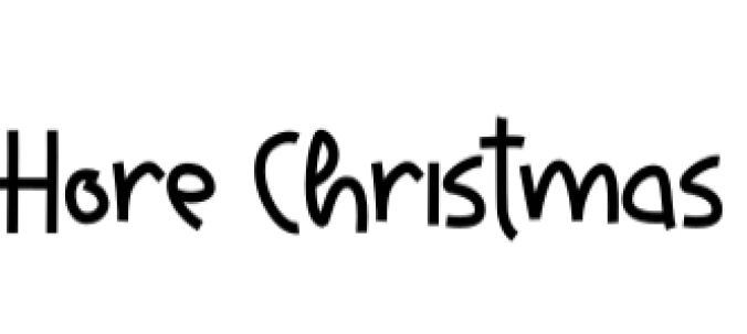 Hore Christmas Font Preview