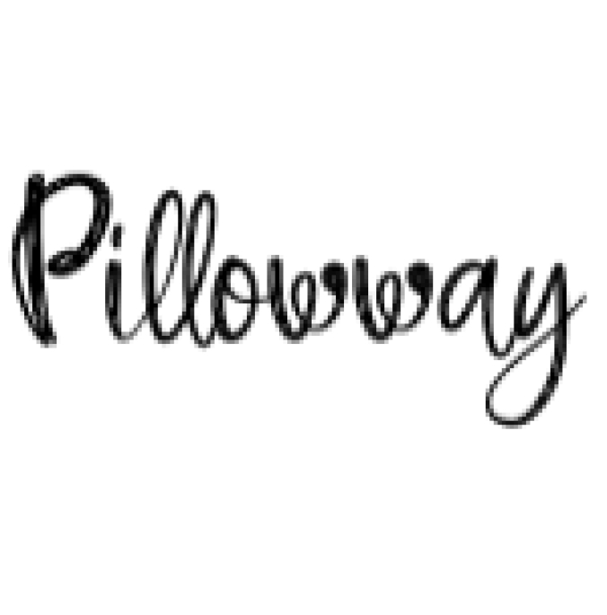 Pillowway Font Preview