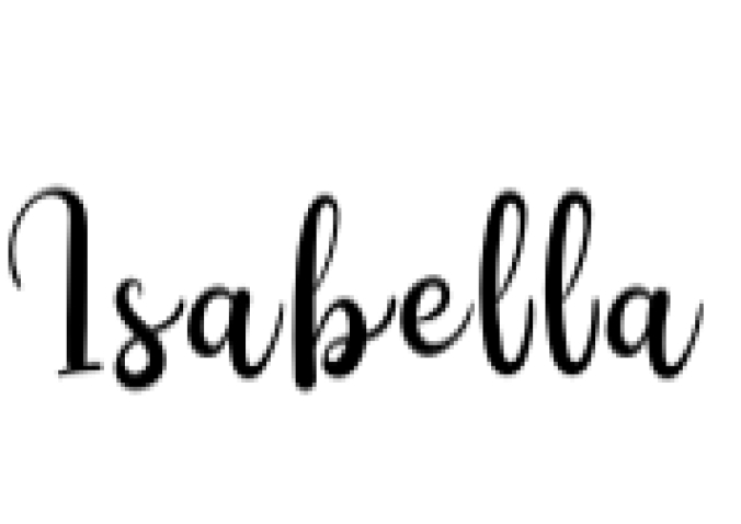 Isabella Font Preview