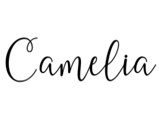 Camelia Font Preview