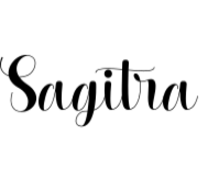 Sagitra Font Preview