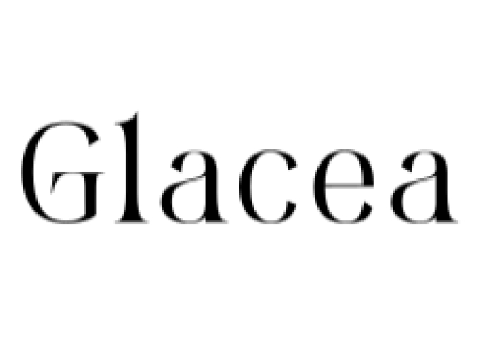 Glacea Font Preview